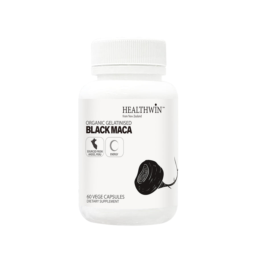 Organic Gelatinised Black Maca